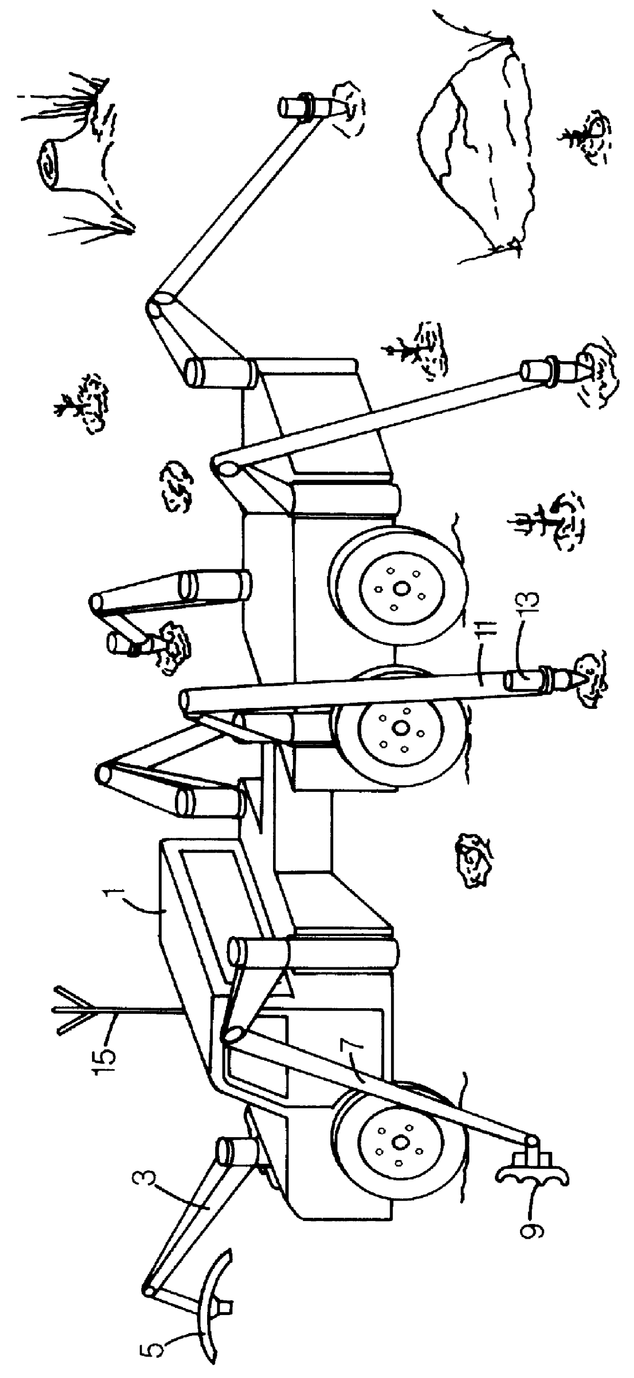 Method and device for planting plants