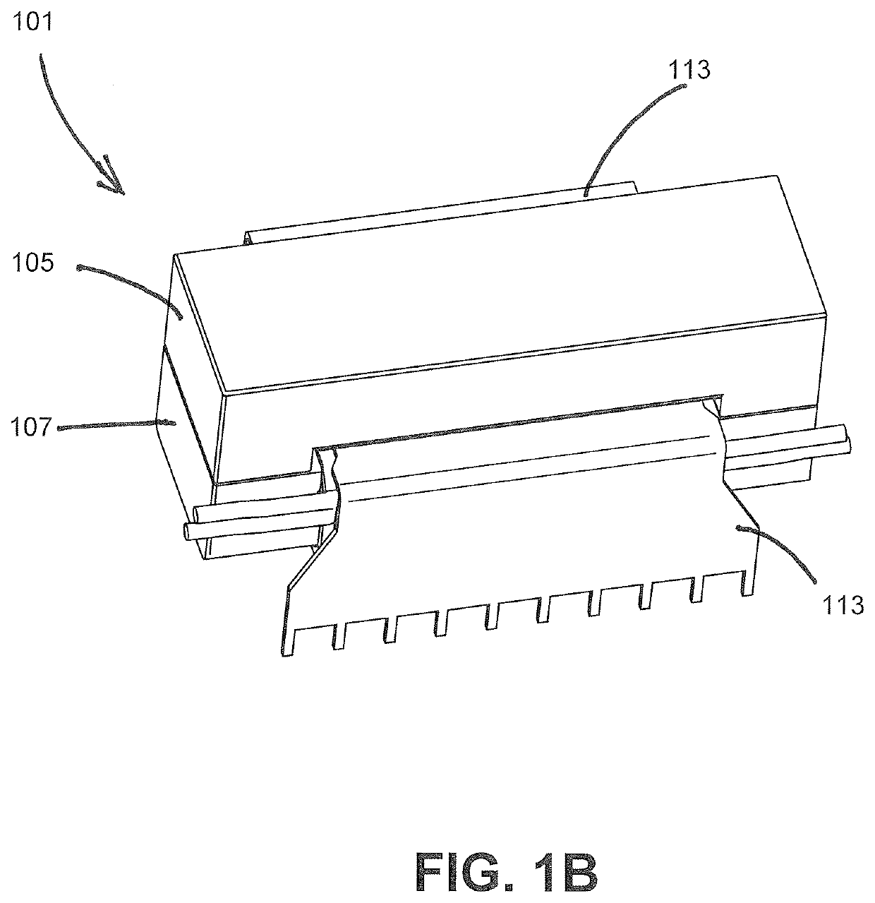 Integrated transformer with low AC losses and impedance balanced interface