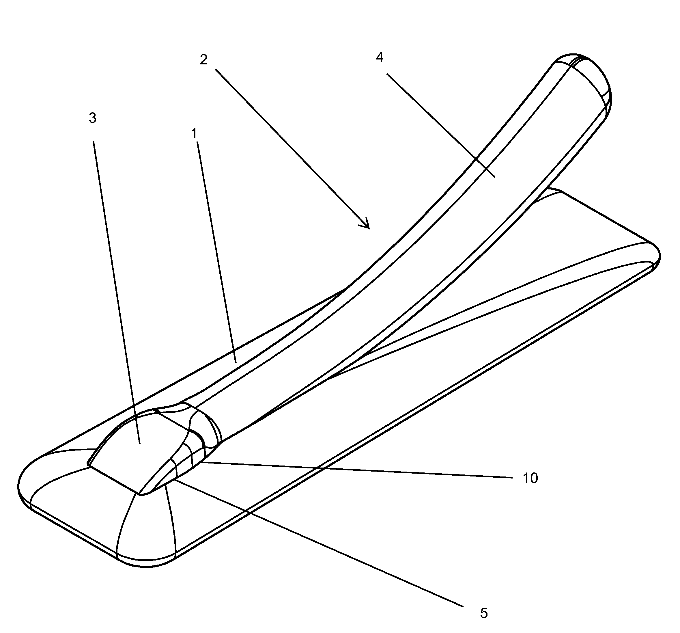 Holding device for an intraoral scanner