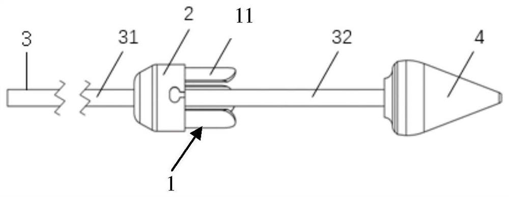 Implant conveying device and inner tube assembly and catheter thereof