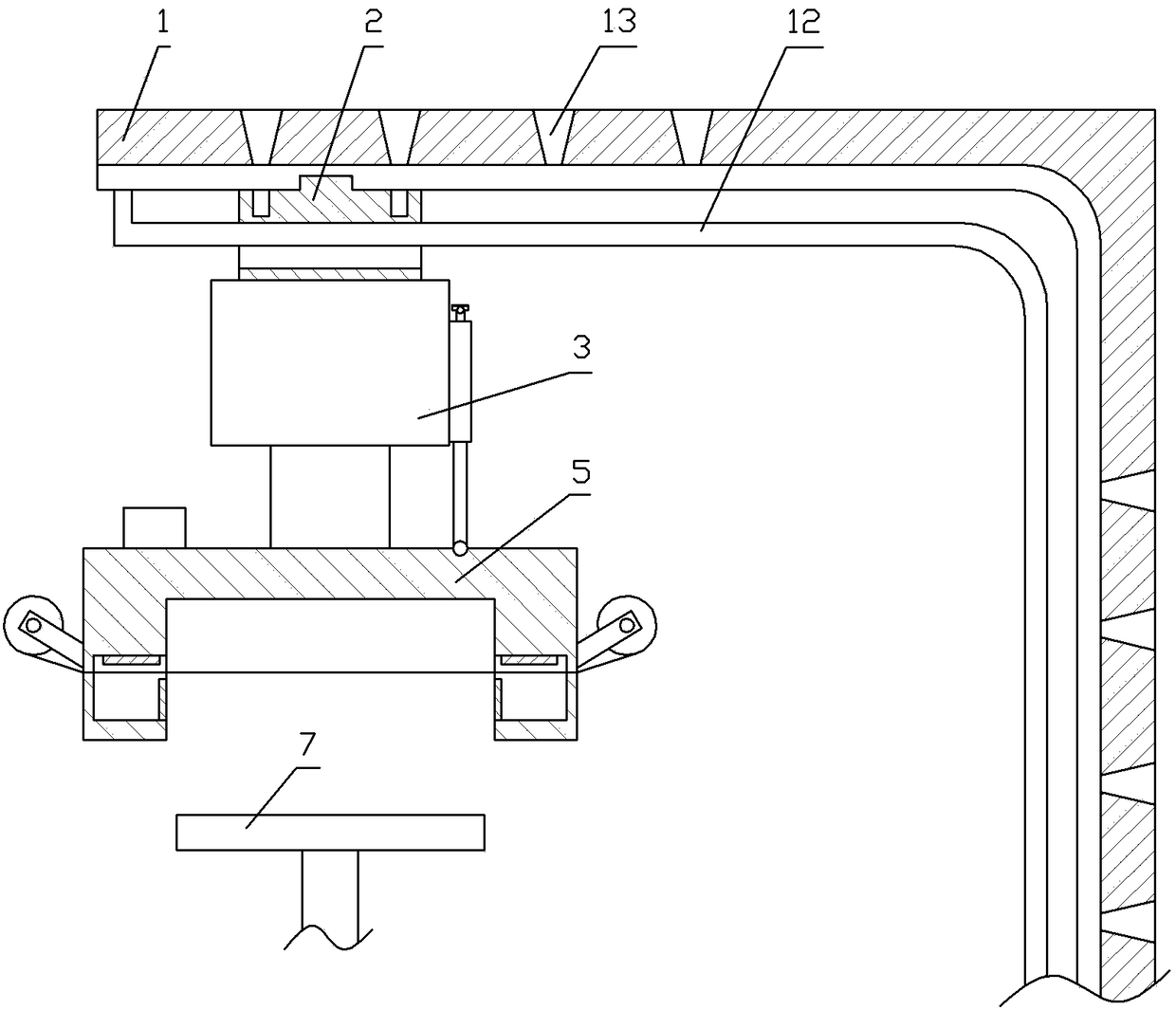 Plastic foam cutting device