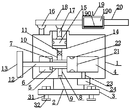 Convenient rubber material device