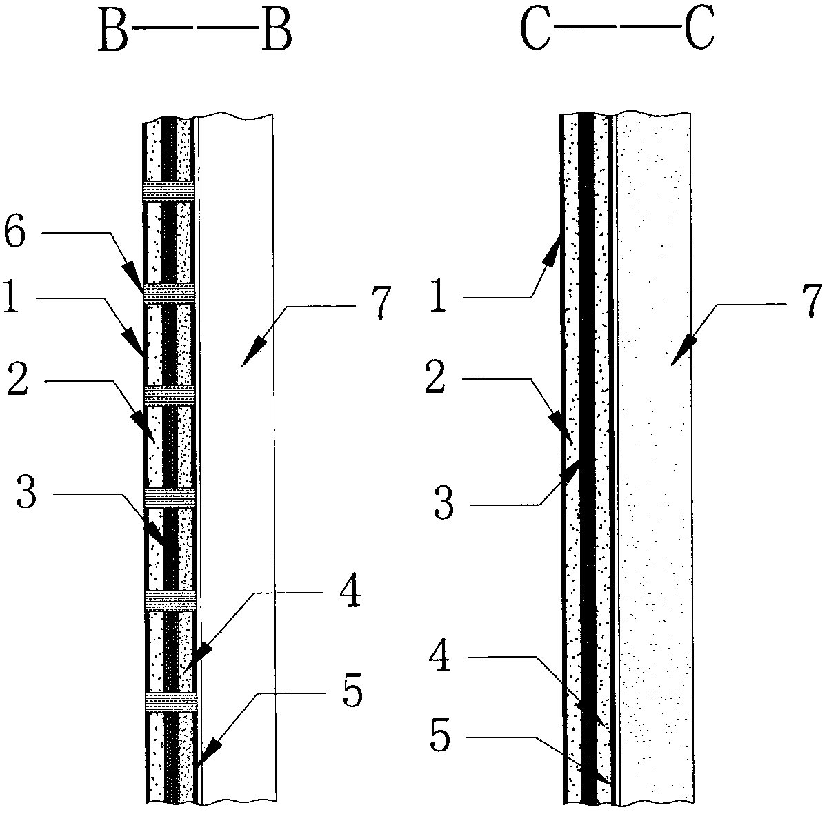 Pin-type load-bearing/protection integrated high-strength polyethylene composite armored bulkhead structure