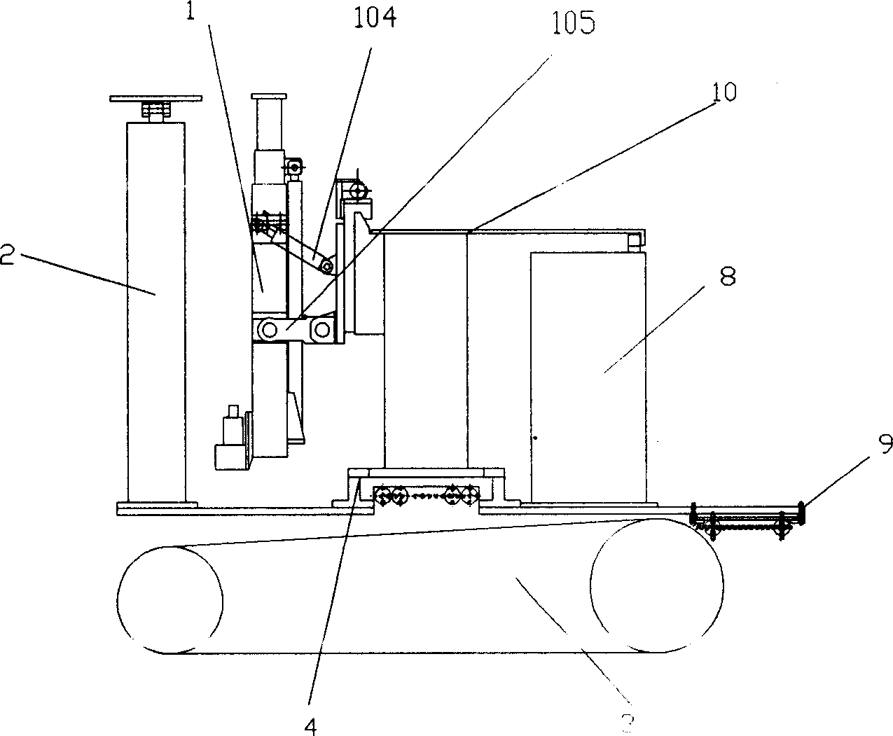 Self-propelled anchor machine