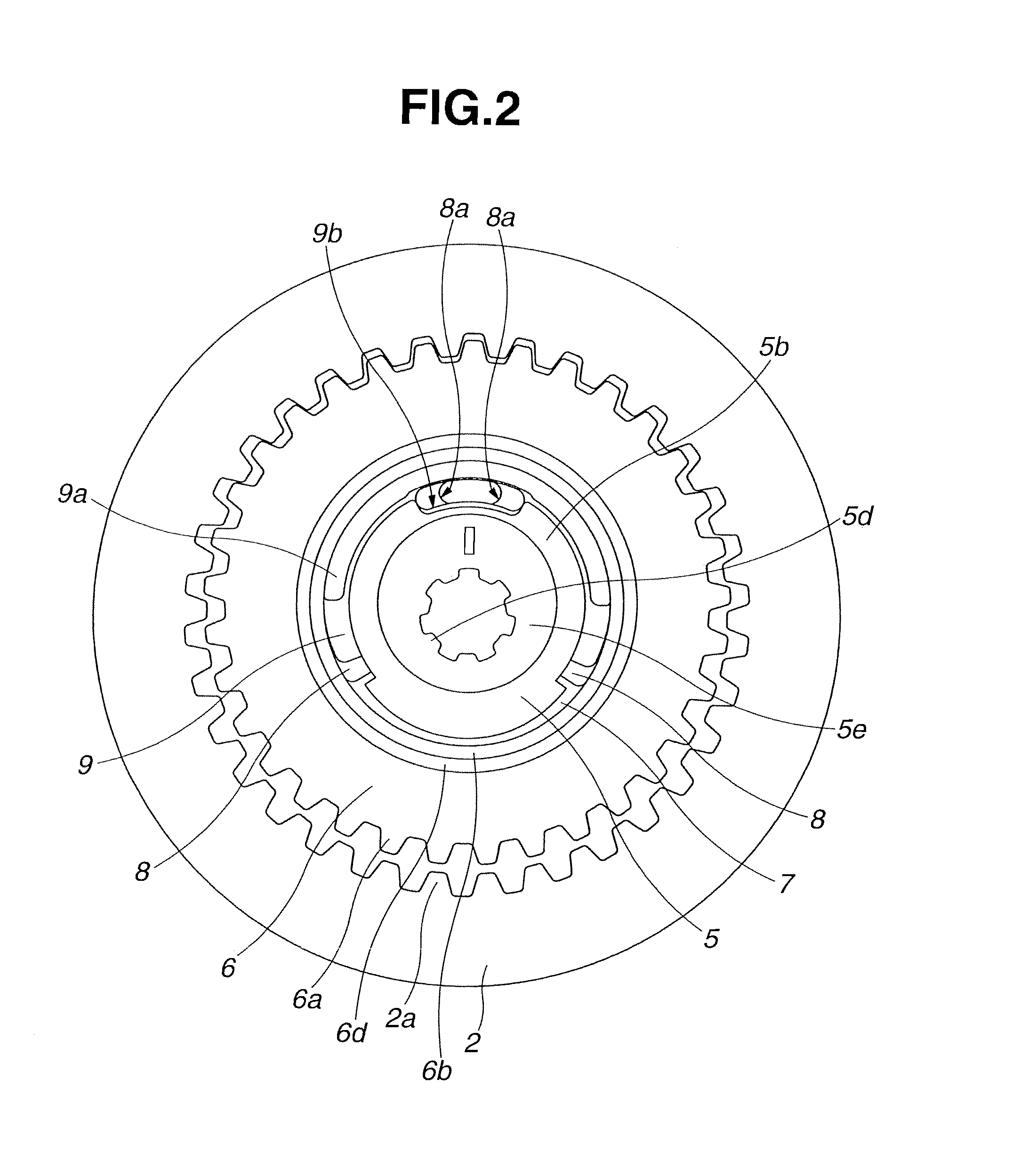 Seat reclining device