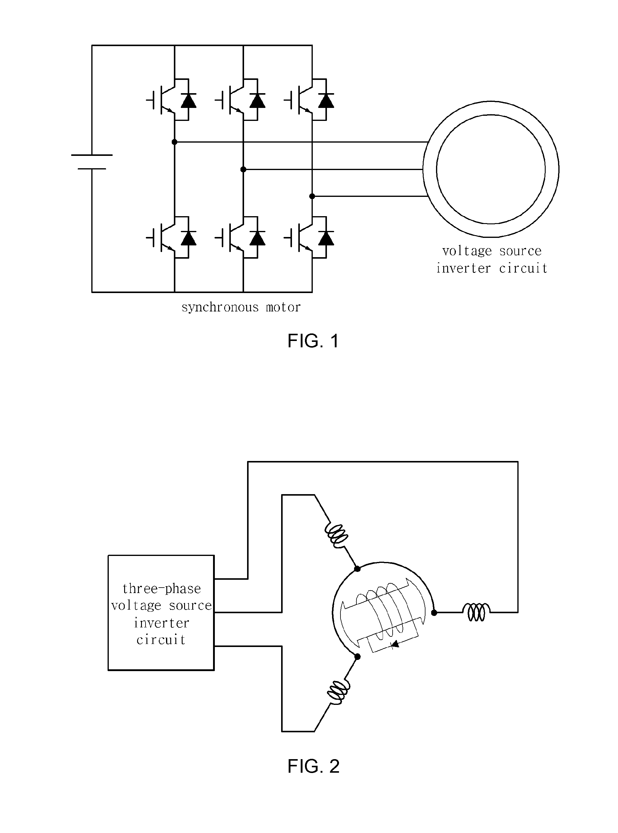 Winding synchronous machine having a moving object including an inverter circuit, and method for controlling same