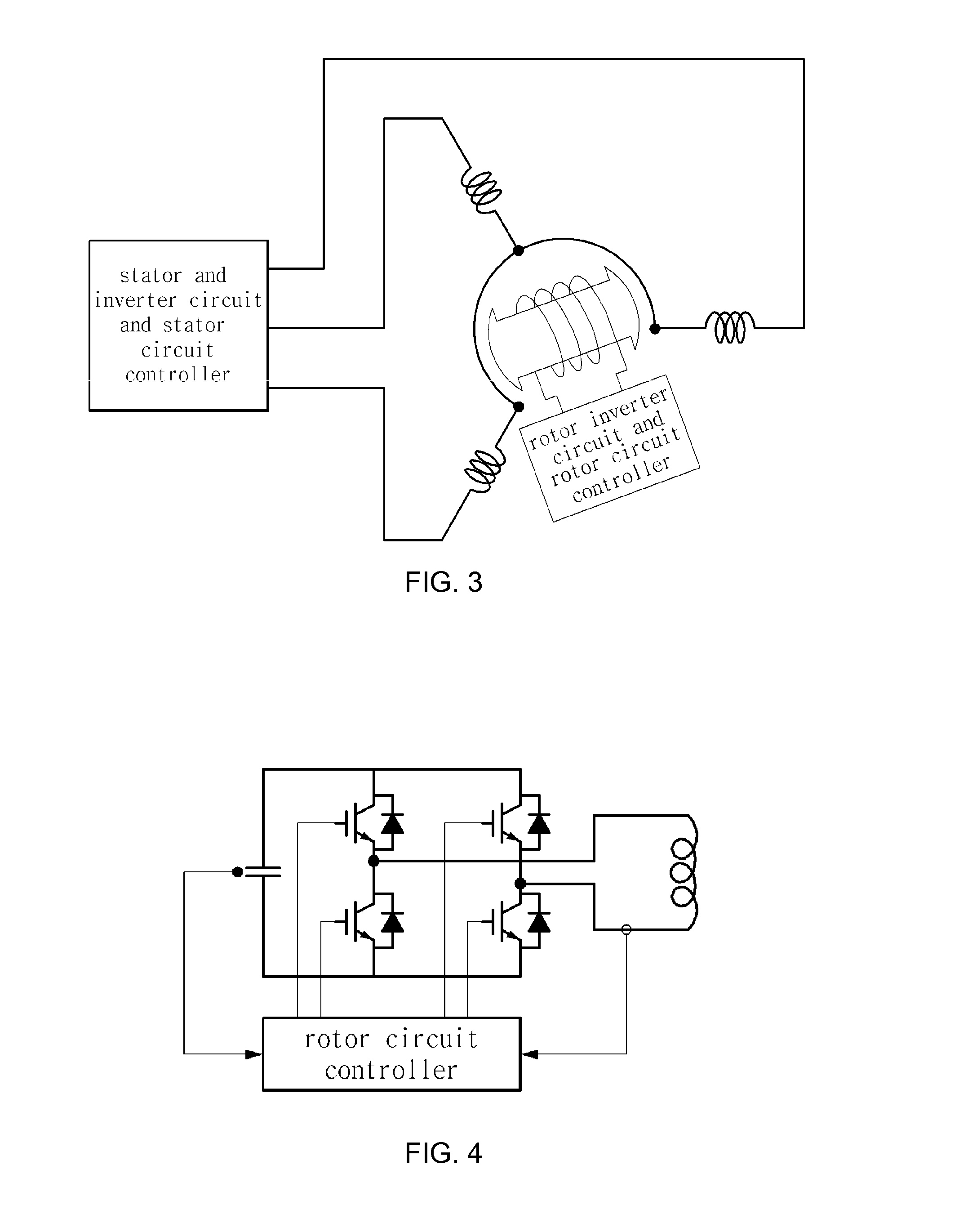 Winding synchronous machine having a moving object including an inverter circuit, and method for controlling same