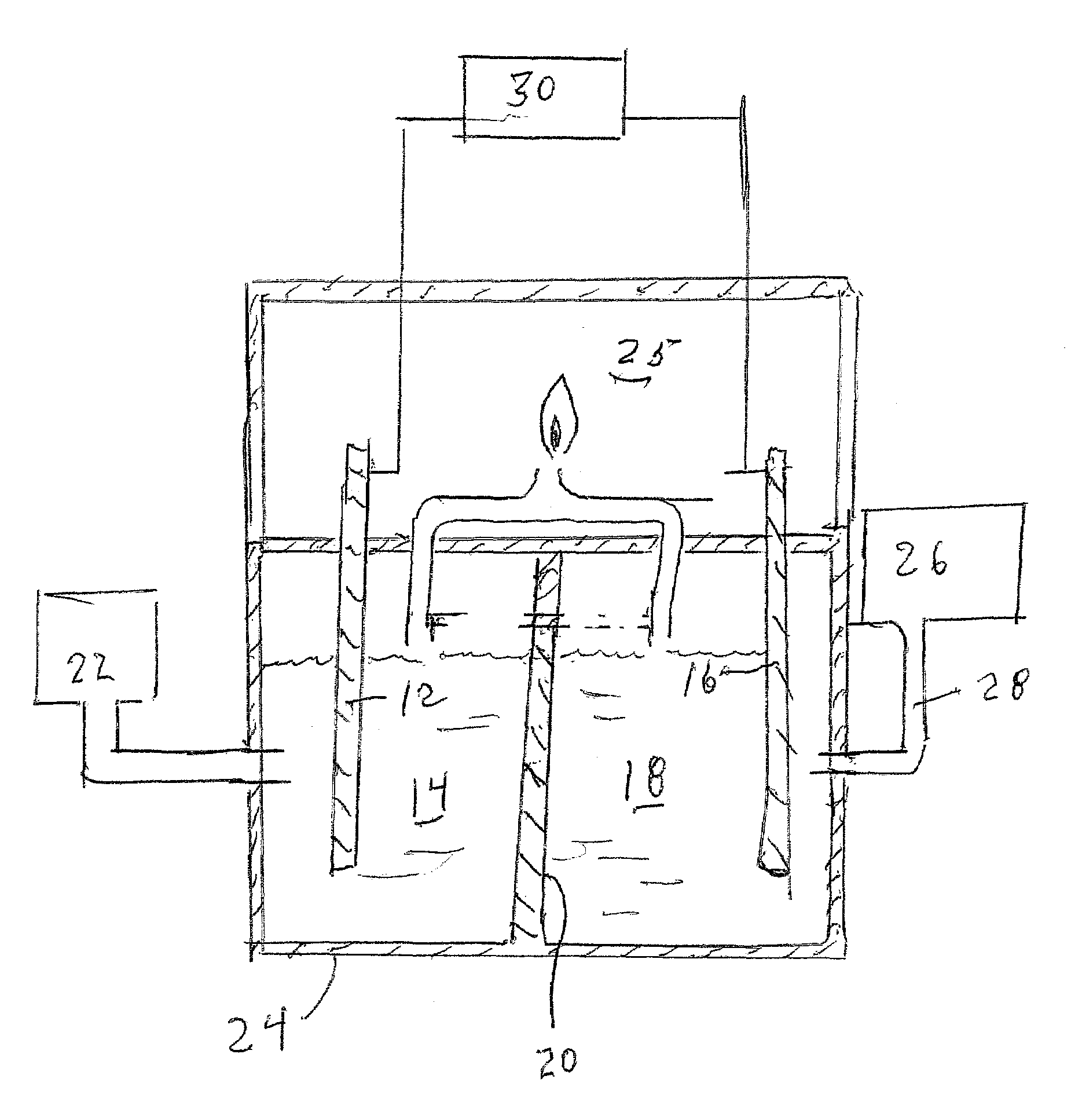 Hydronium-oxyanion energy cell