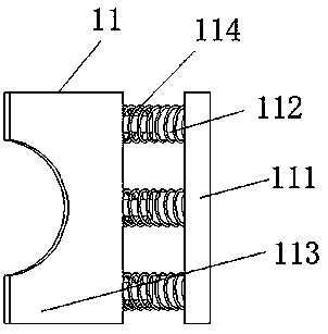 Corner machining device of brush pen product