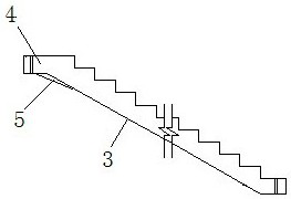 Safety emergency stair assembly for high-rise building