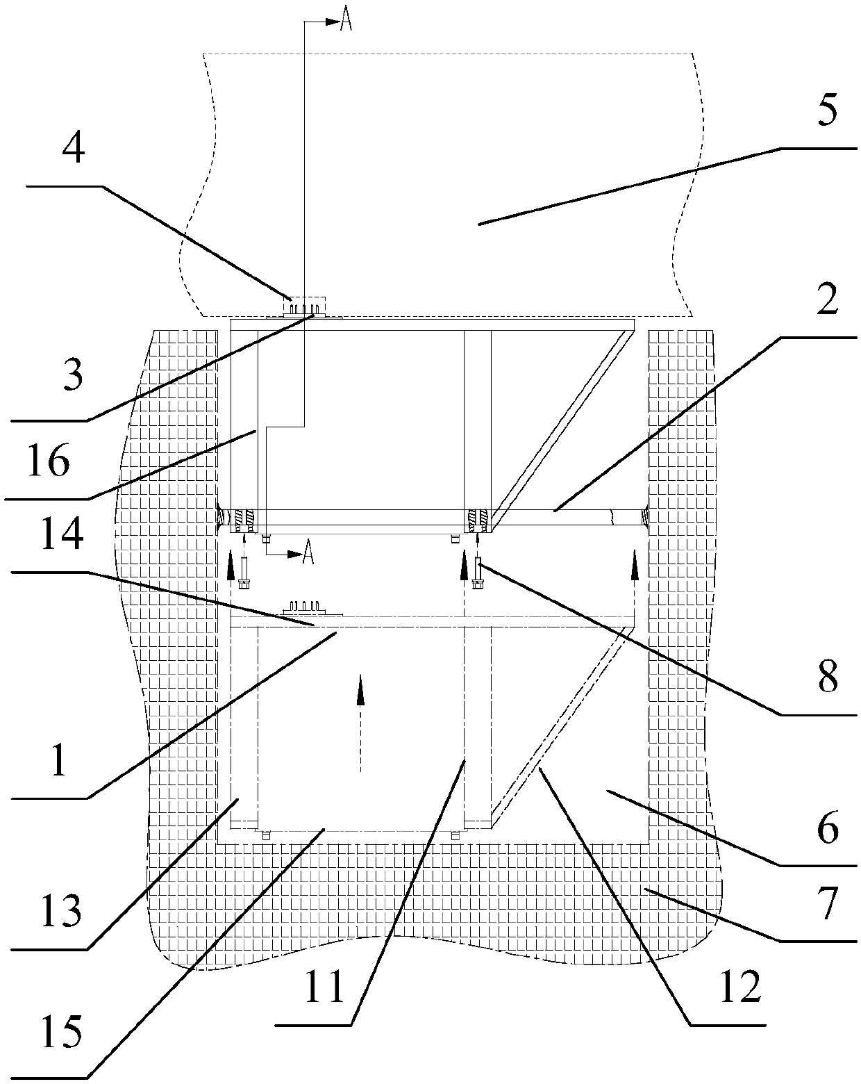 Encapsulation structure and encapsulation method of electric plug-in mechanism of transmitting device