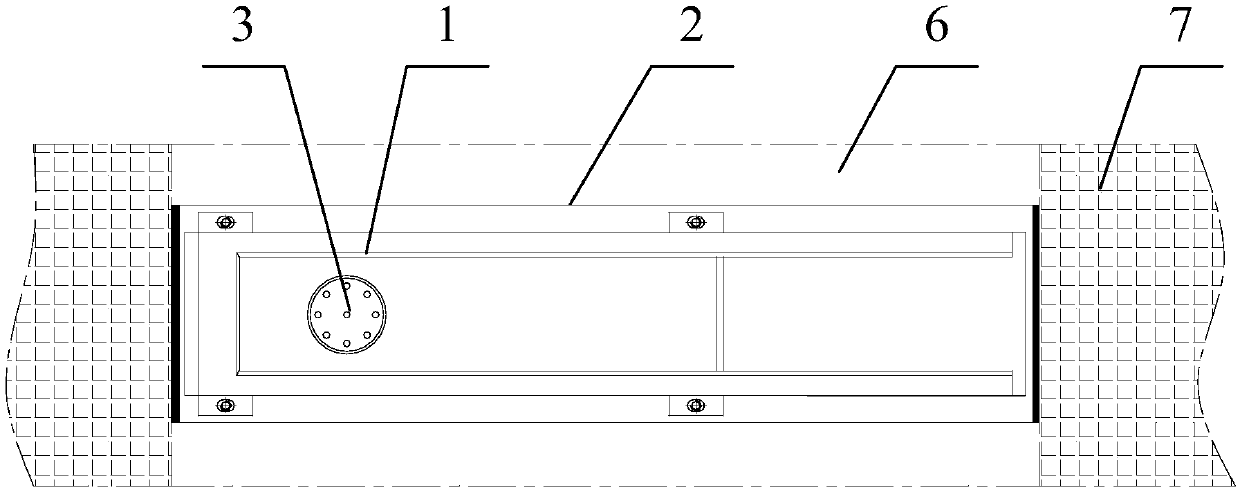 Encapsulation structure and encapsulation method of electric plug-in mechanism of transmitting device