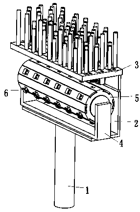 A maintenance method for casting molds after use