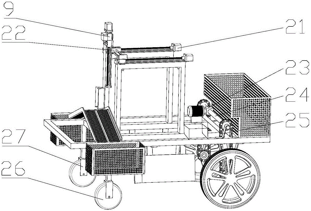 White asparagus harvesting robot based on machine vision, and harvesting method