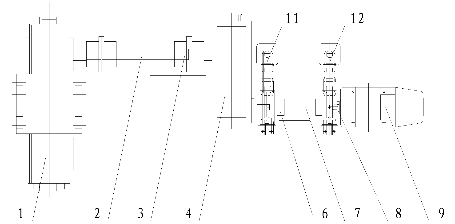 Braking system for operating mechanism of crane and control method of braking system