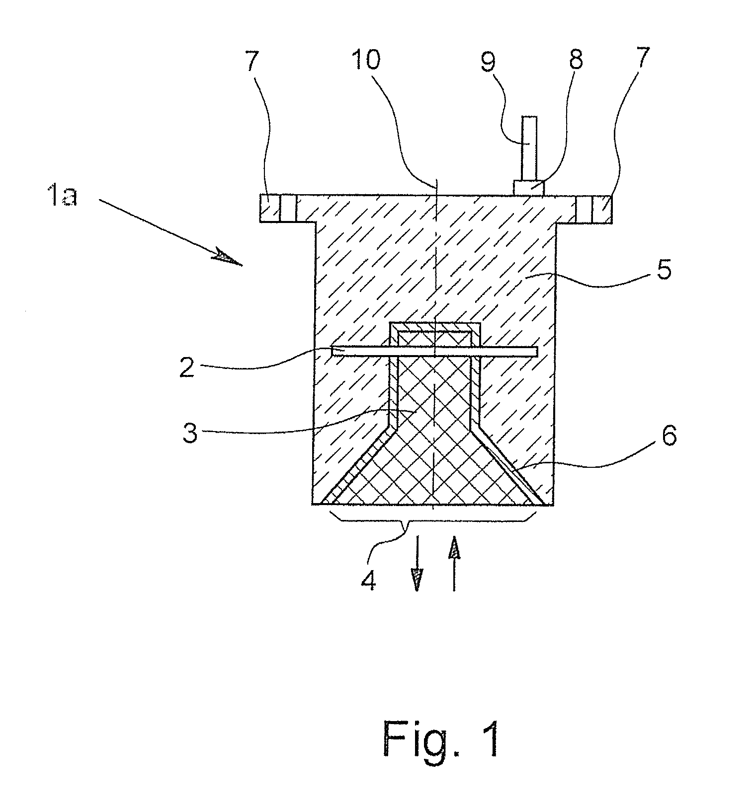 Microwave-sending device