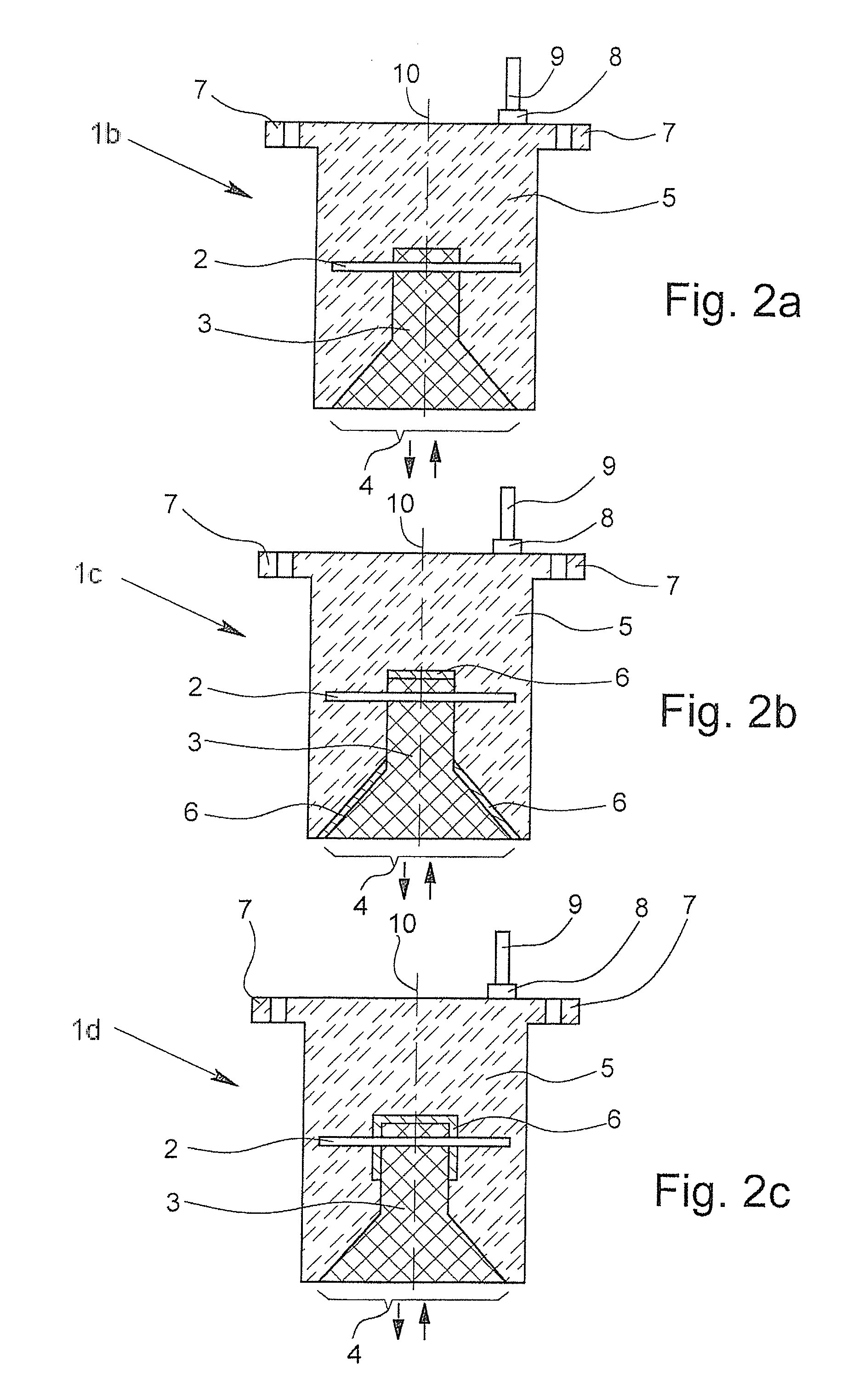 Microwave-sending device