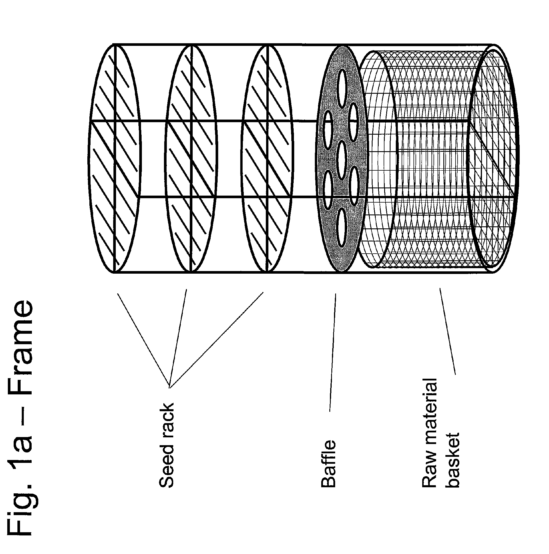 Process and apparatus for large-scale manufacturing of bulk monocrystalline gallium-containing nitride