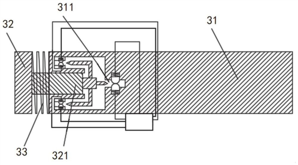 Automatic track spacing detection device and detection method