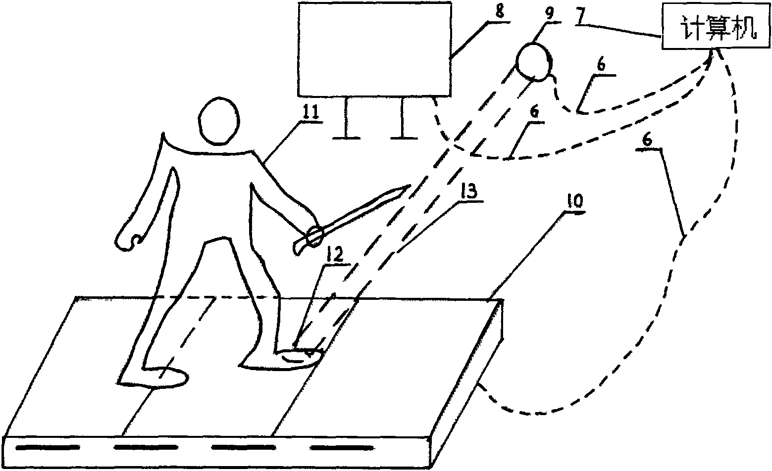 Method for assembly digital field based on flexible array pressure sensor and method for training gait