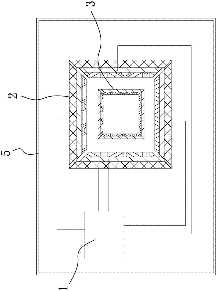 Three-dimensional acceleration detection method