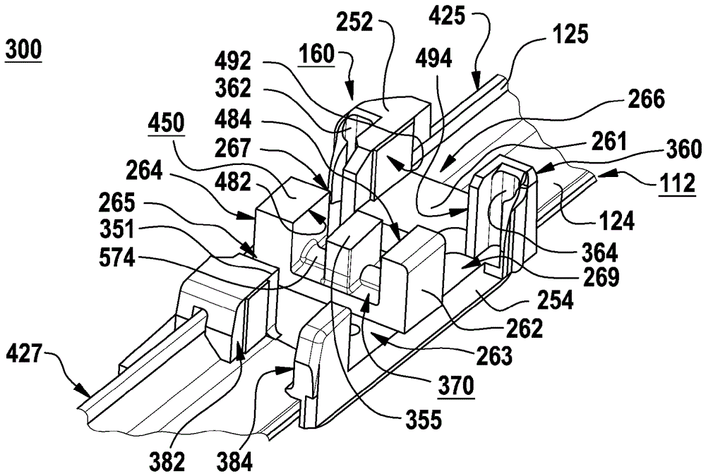 wiper blade with adapter unit for articulation on wiper arm