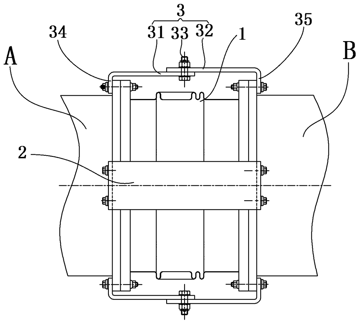 Busbar assembly and busbar connection structure