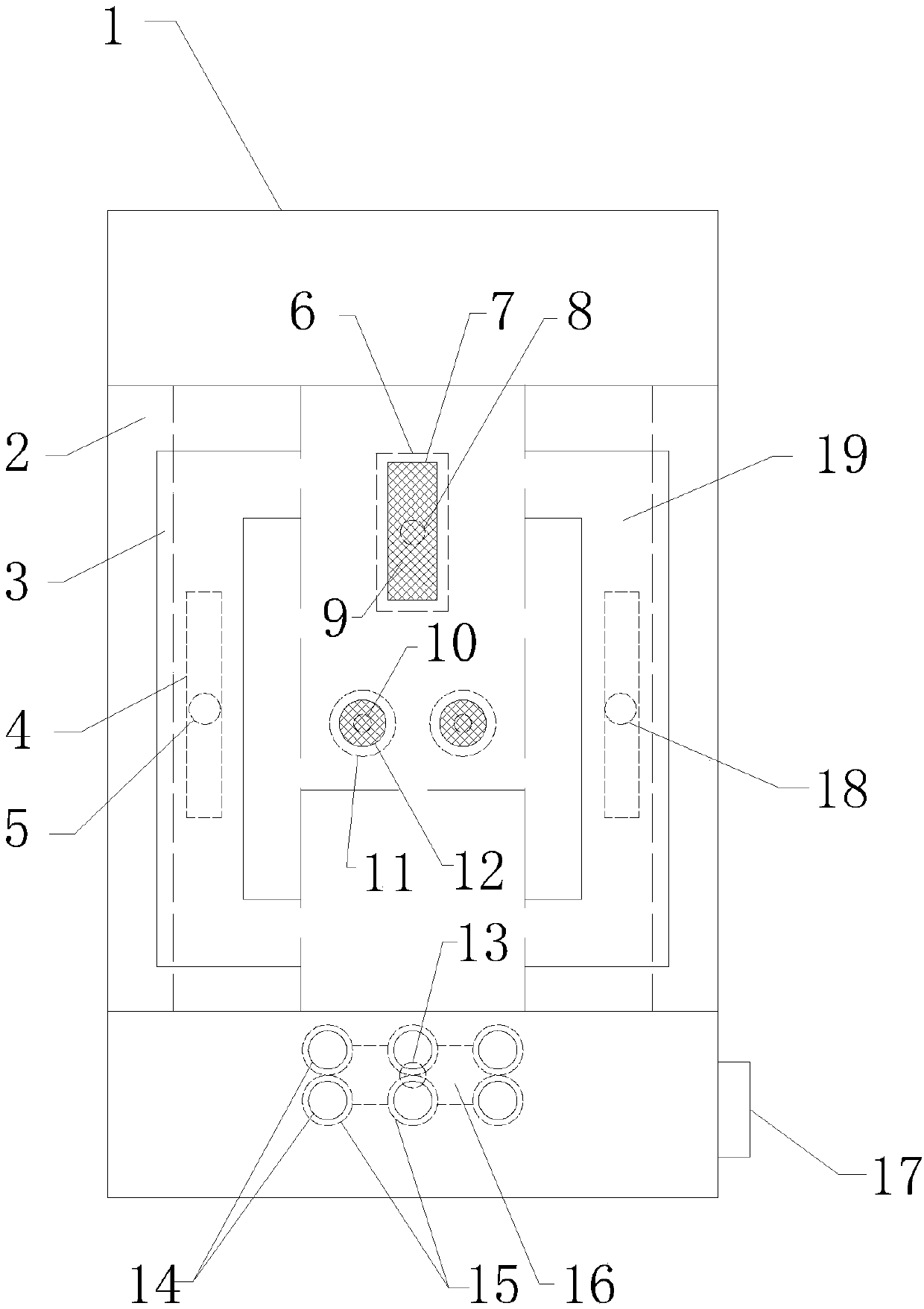 Medical anti-bedsore nursing bed with fresh air system