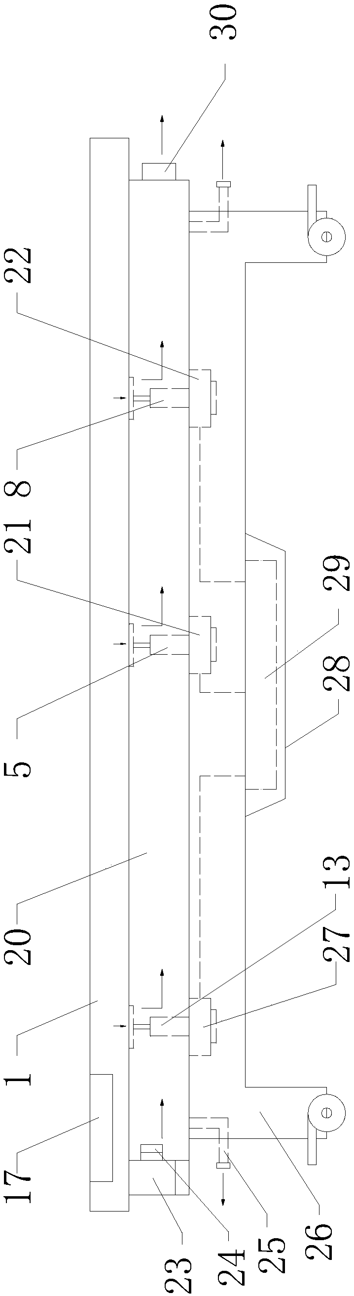 Medical anti-bedsore nursing bed with fresh air system