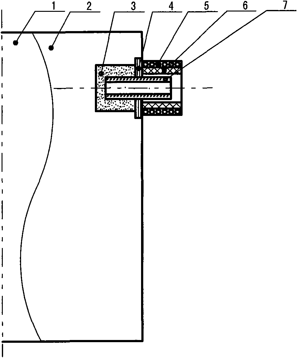 Method for sealing vacuum glass exhaust tube