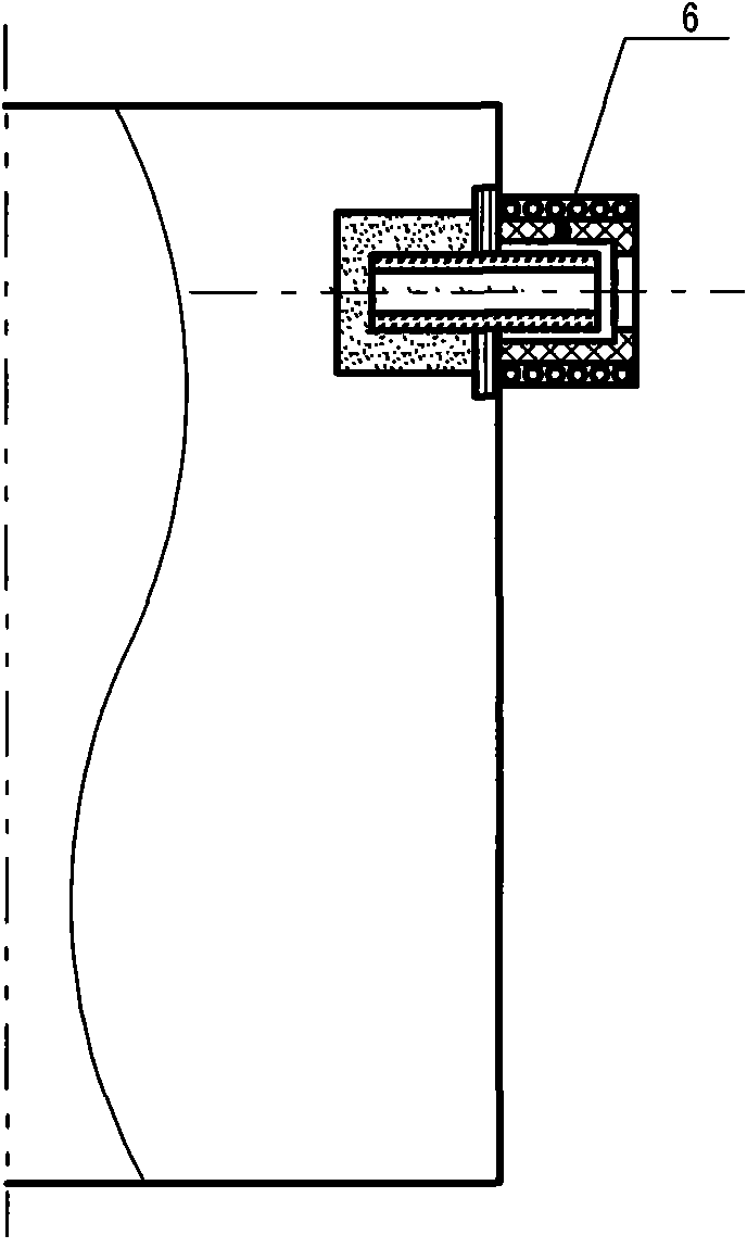 Method for sealing vacuum glass exhaust tube