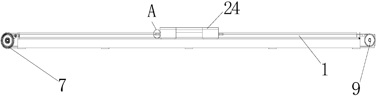 X-ray ground-track trolley transmission equipment