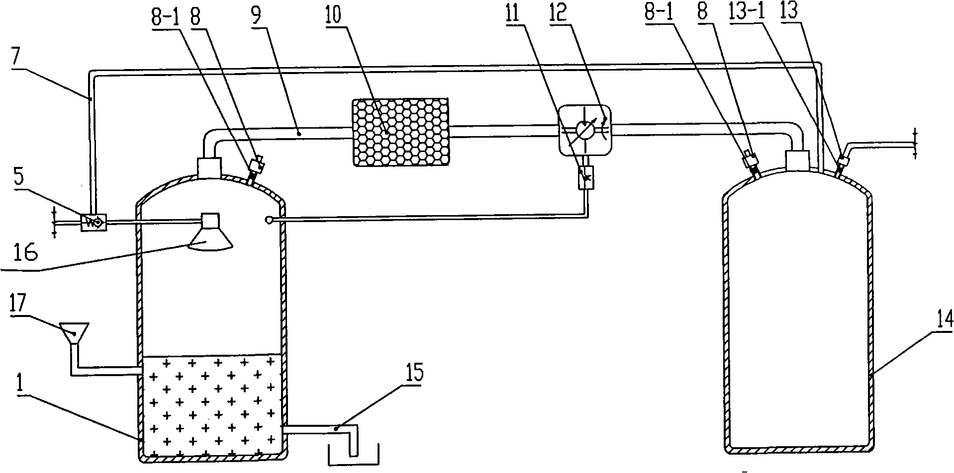 Hydrogen producer for movable equipment