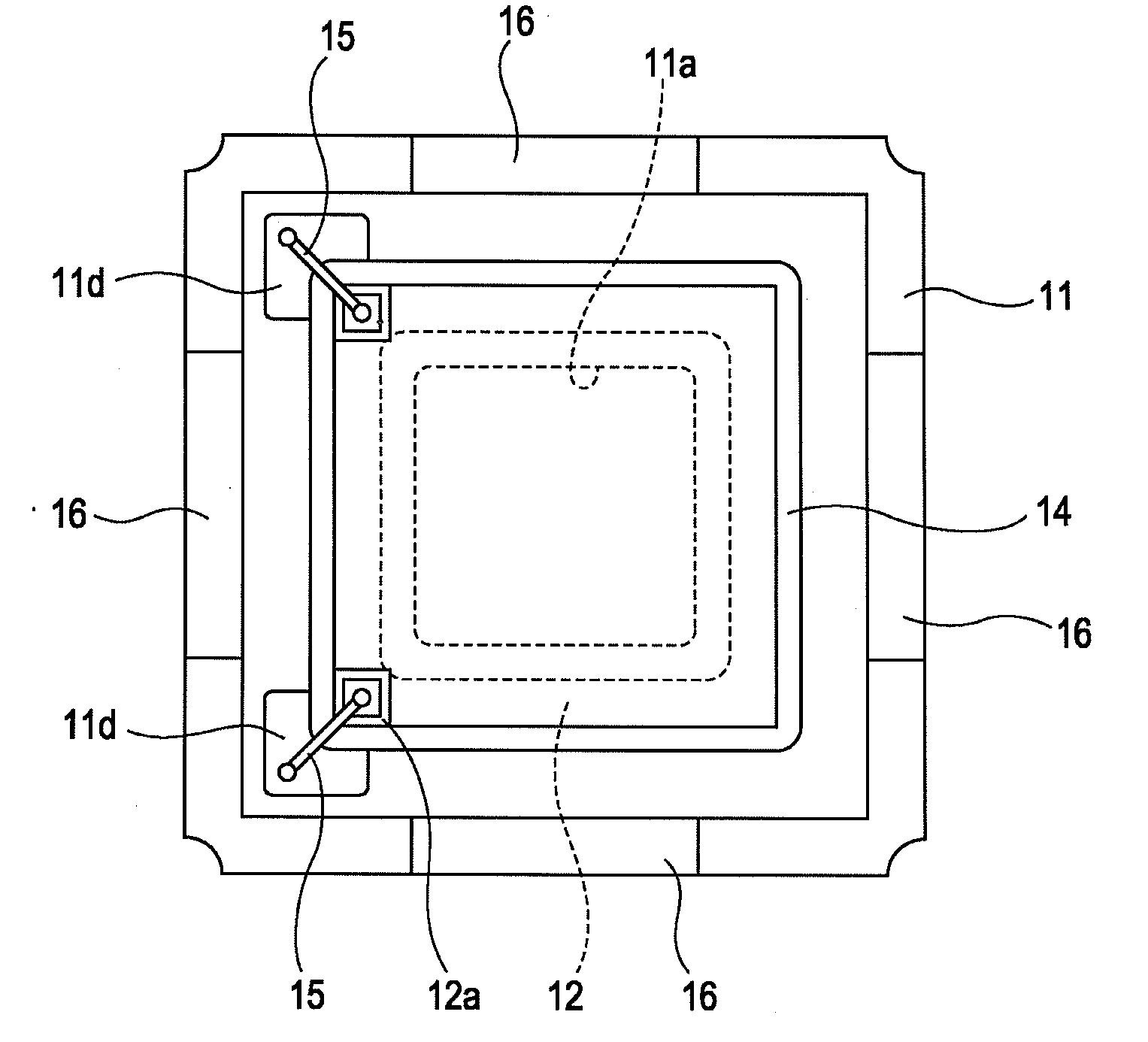 Pressure sensor package structure