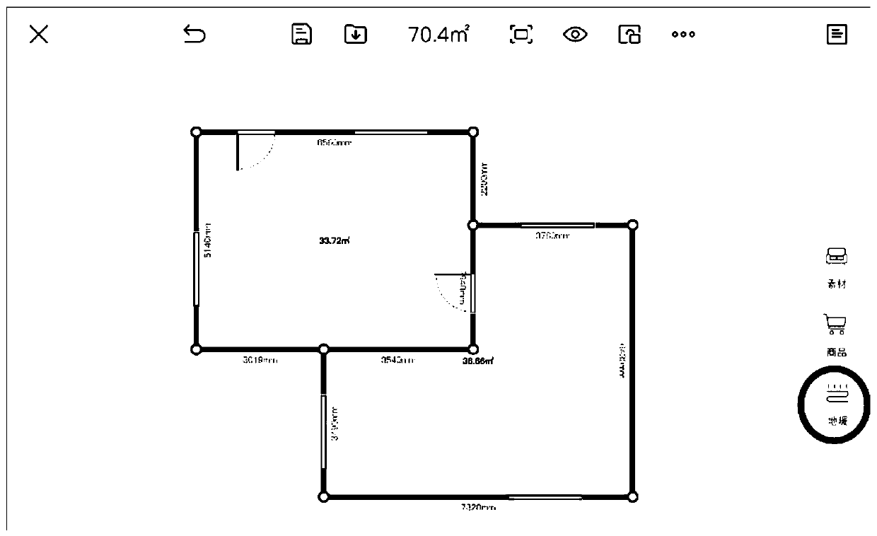 A room floor heating pipeline design system