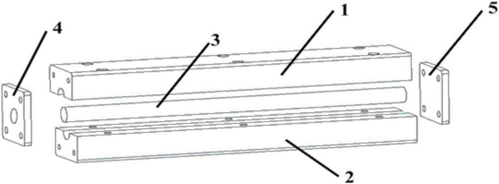 Forming mold and method for composite material pipe fitting