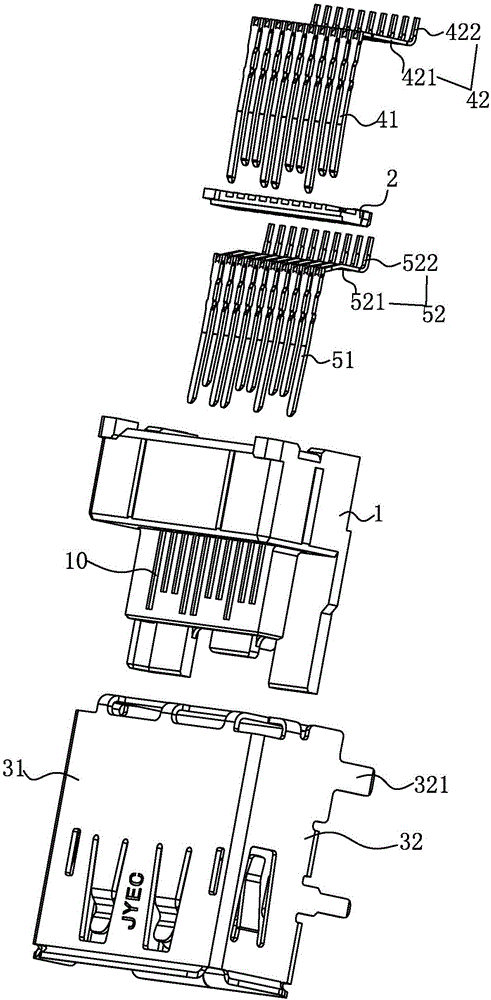 Display connector and fabrication method thereof