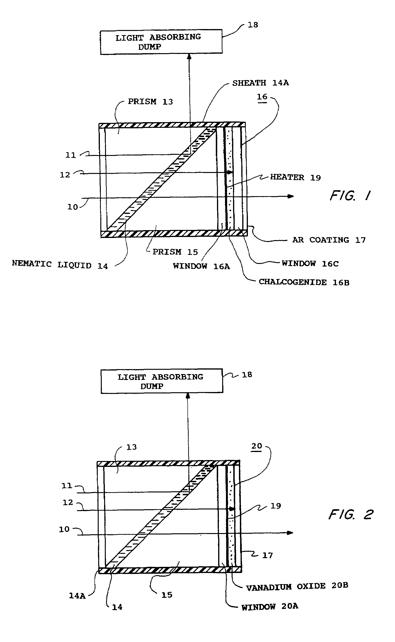 Optical power switch