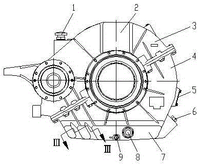 Subway gearbox box