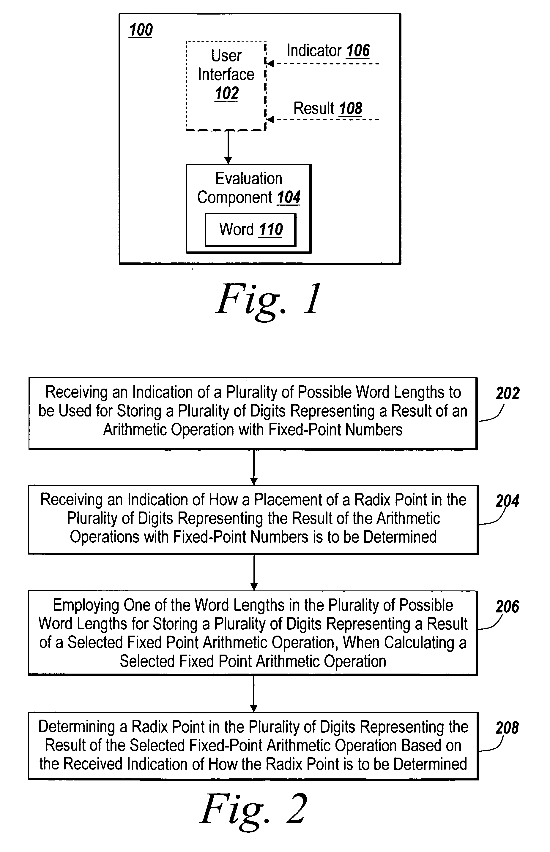 System and methods for determining attributes for arithmetic operations with fixed-point numbers