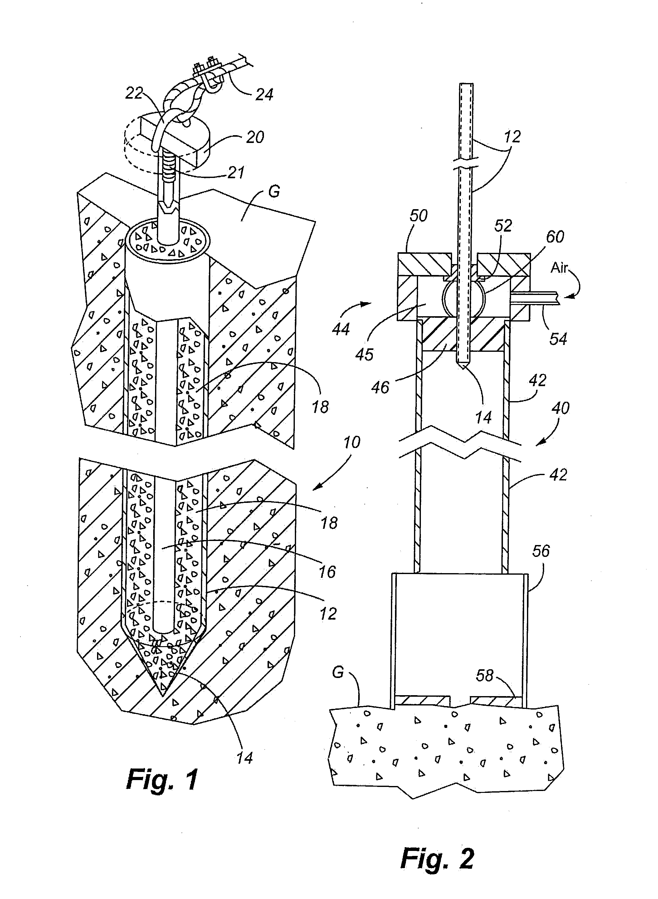 Composite self-drilling soil nail and method