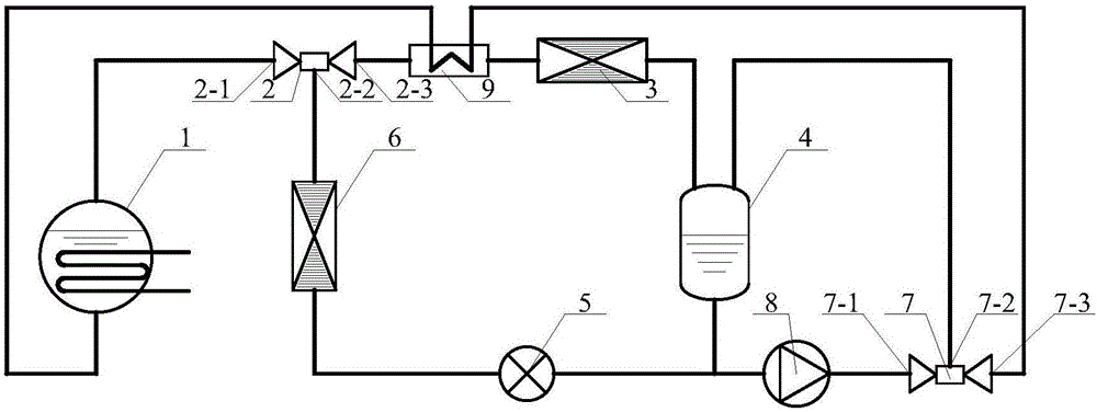 Efficient dual injection type refrigeration system and method thereof