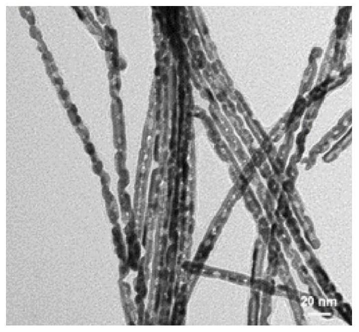 Preparation method of dual-element Pt/PdPt/Pt sandwich tube wall porous nanotube and porous nanotube