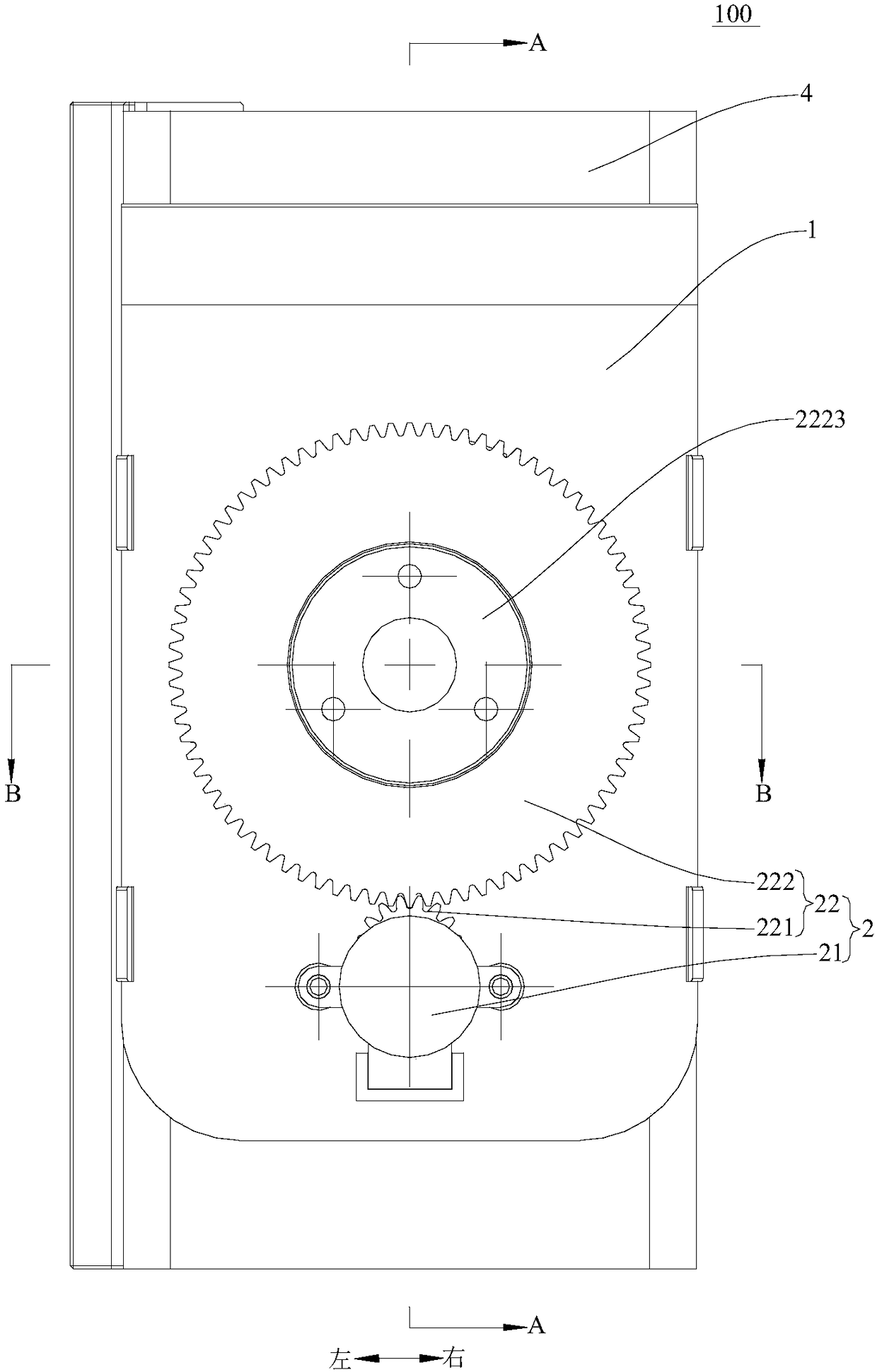 Rapid cooling device and refrigerator with same