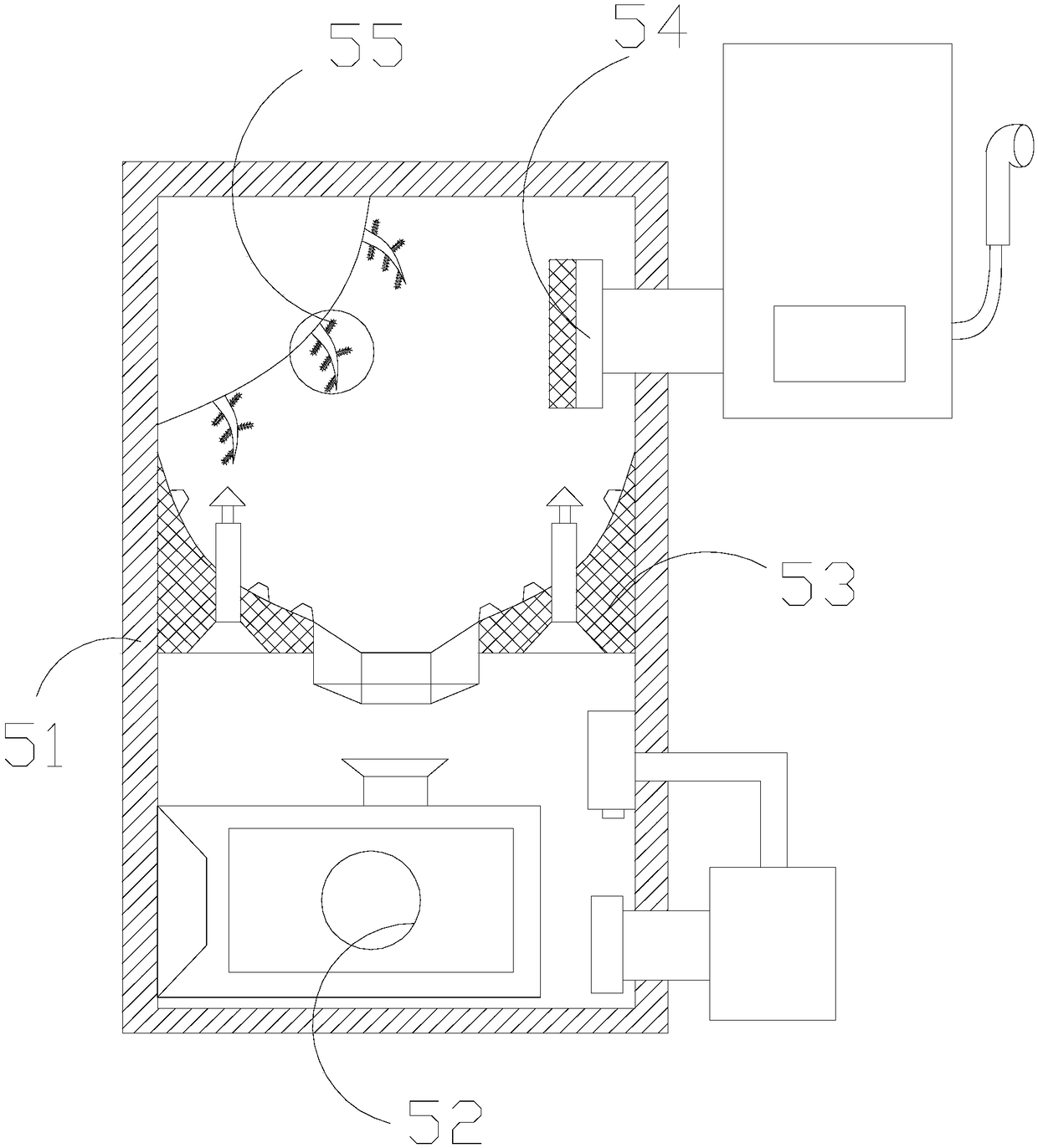 Fuel water heater utilizing water vapor generated in straw gasification to repeat reaction