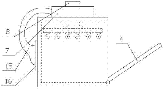 Dustproof vegetable flash drying box