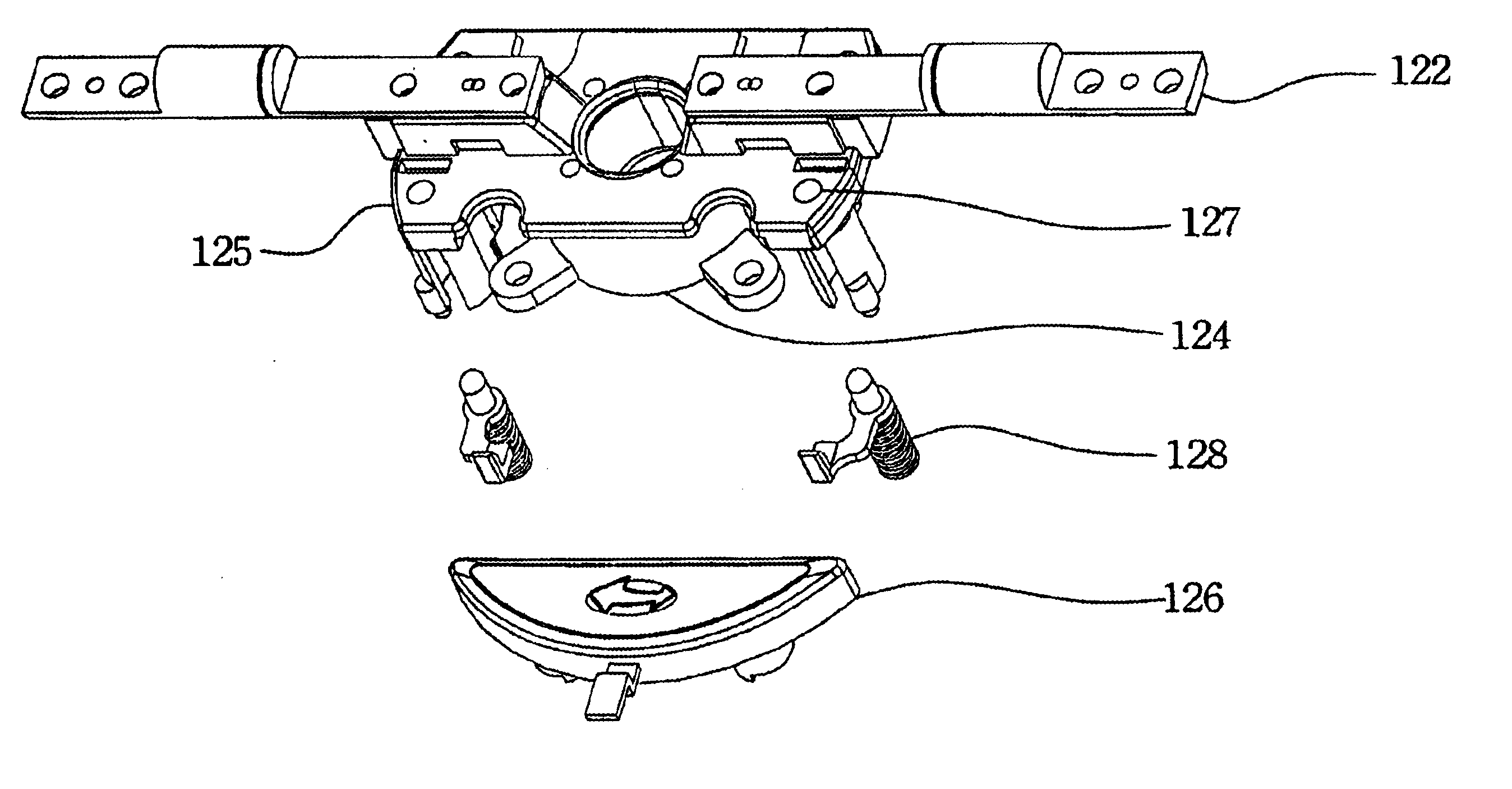 Rotatable display fixing module