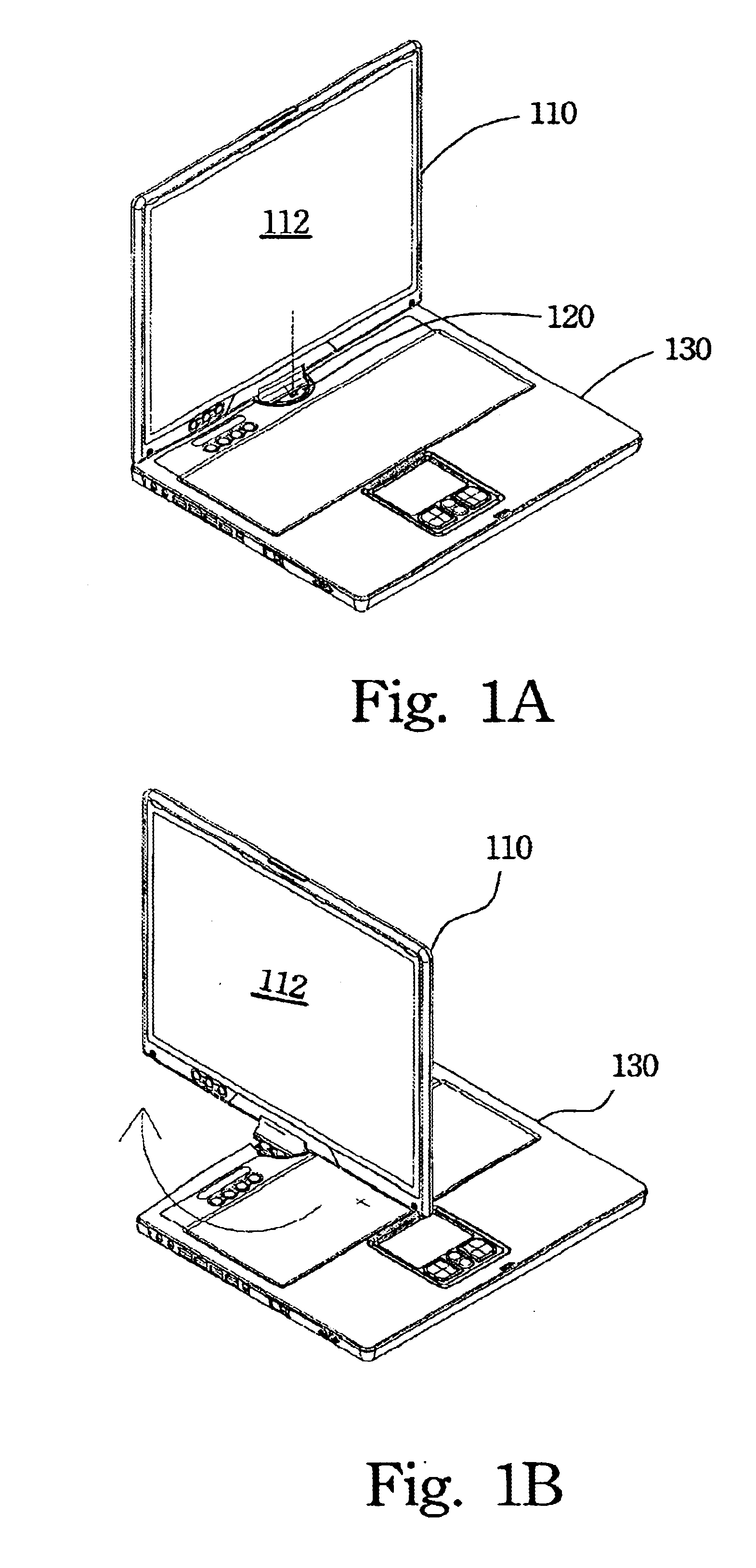 Rotatable display fixing module