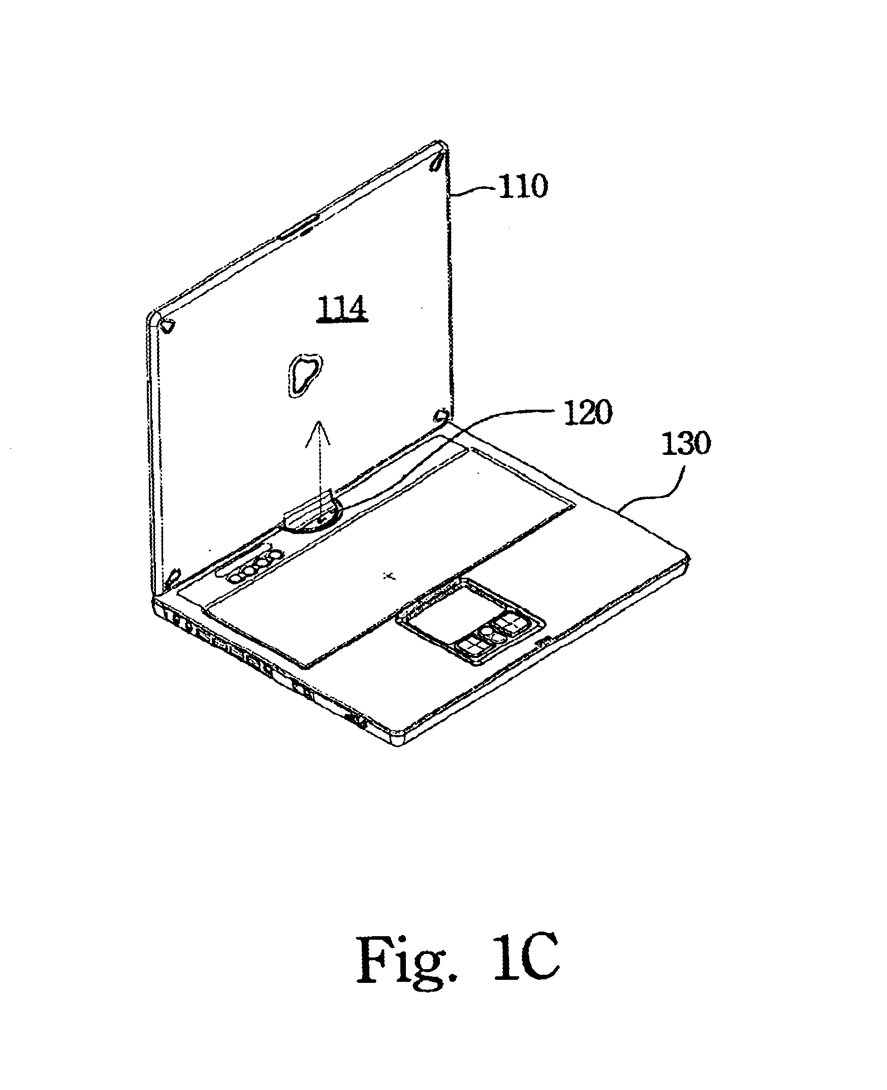 Rotatable display fixing module