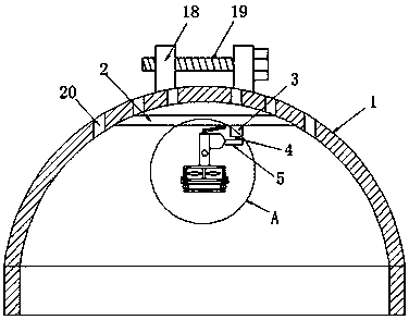 High heat-dissipation type automobile lamp housing